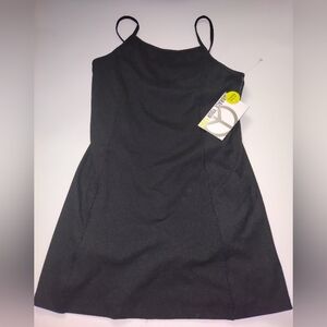 Embrace Your Love Women's Black Romper Dress athletic fit Size L With Shorts